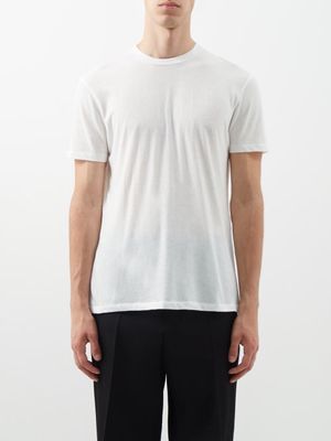 Tom Ford - Cotton-blend Jersey T-shirt - Mens - White