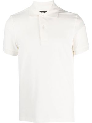 TOM FORD cotton-blend polo shirt - White