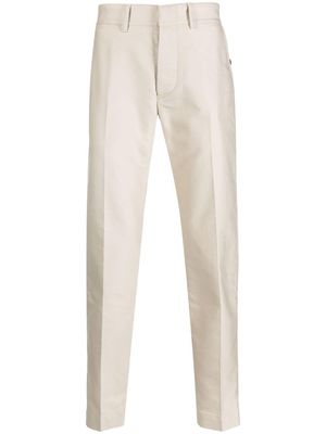 TOM FORD cotton straight-leg trousers - Neutrals