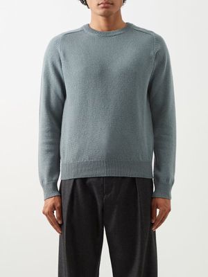 Tom Ford - Crew-neck Cashmere Sweater - Mens - Blue