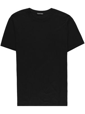 TOM FORD crew-neck short-sleeve T-shirt - Black
