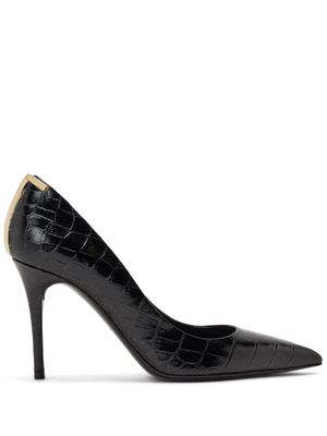 TOM FORD croc-embossed leather pumps - Black