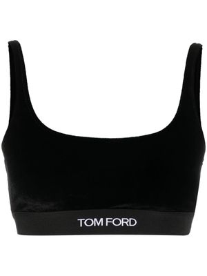 TOM FORD cropped sleeveless top - Black