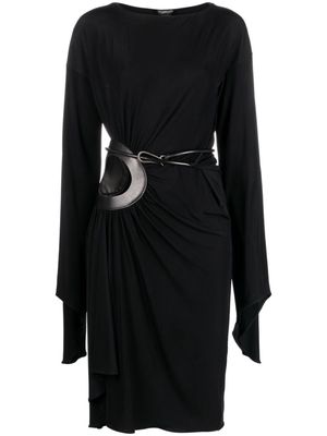 TOM FORD cut-out belted midi dress - Black
