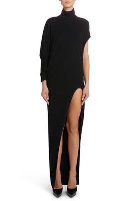TOM FORD Cutout Crepe Jersey Dress in Black