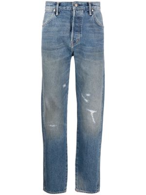 TOM FORD distressed-effect denim jeans - Blue