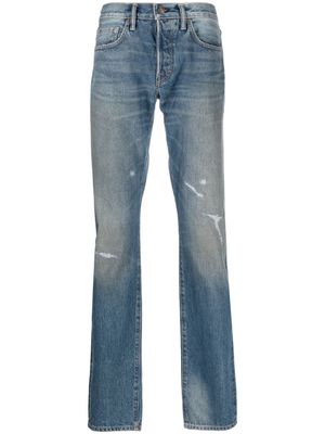 TOM FORD distressed-effect jeans - Blue