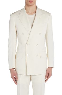 TOM FORD Double Breasted Sport Coat in Off White