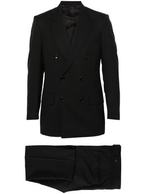 TOM FORD double-breasted wool suit - Black