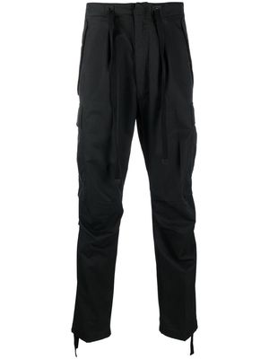 TOM FORD drawstring-waist cotton cargo pants - Black