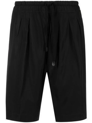 TOM FORD drawstring waistband lyocell shorts - Black