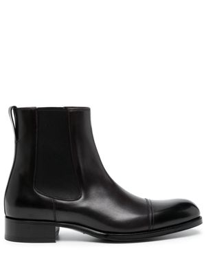 TOM FORD Edgar leather Chelsea boots - Brown