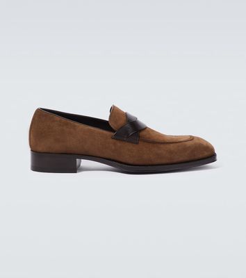 Tom Ford Elkan suede and leather loafers