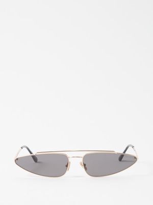 Tom Ford Eyewear - Cam Metal Sunglasses - Mens - Rose Gold
