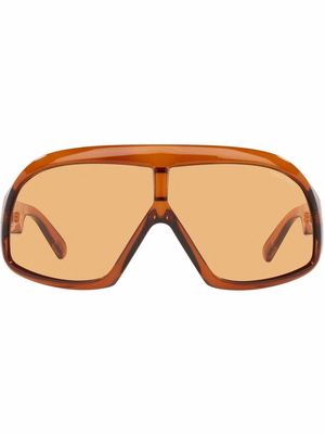 TOM FORD Eyewear Cassius oversized pilot sunglasses - Gold