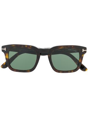 TOM FORD Eyewear Dax square-frame sunglasses - Brown