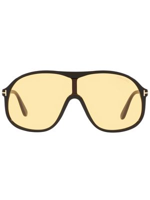 TOM FORD Eyewear FT0964 oversized pilot-frame sunglasses - Black