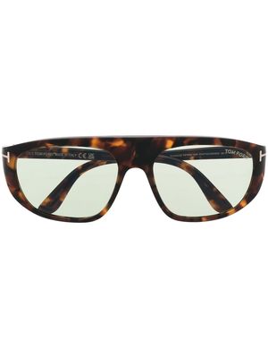 TOM FORD Eyewear FT1002 sunglasses - Brown