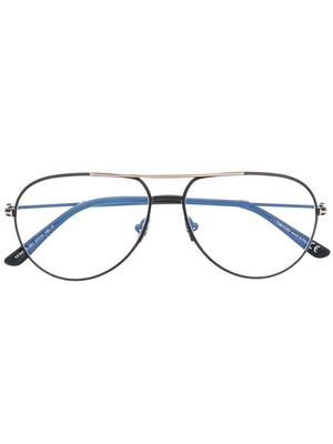 TOM FORD Eyewear FT5829B pilot-frame glasses - Black