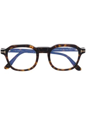 TOM FORD Eyewear FT5836B round-frame glasses - Brown