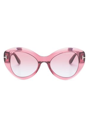 TOM FORD Eyewear Guinevere butterfly-frame sunglasses - Pink