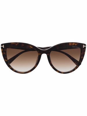 TOM FORD Eyewear Isabella 02 cat-eye sunglasses - Brown