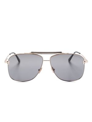 TOM FORD Eyewear Jaden pilot-frame sunglasses - Black