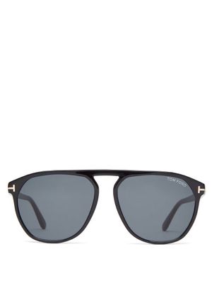 Tom Ford Eyewear - Jasper Square Acetate Sunglasses - Mens - Black