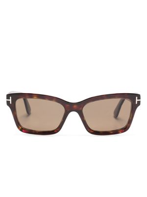 TOM FORD Eyewear Mikel square-frame sunglasses - Brown