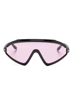 TOM FORD Eyewear oversized tinted sunglasses - Black