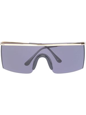 TOM FORD Eyewear Pavlos rectangle-frame sunglasses - Gold