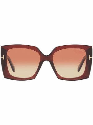 TOM FORD Eyewear square-frame sunglasses - Red