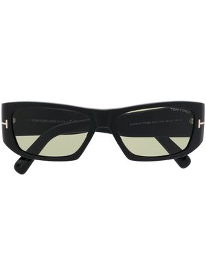TOM FORD Eyewear tinted rectangle-frame sunglasses - Black