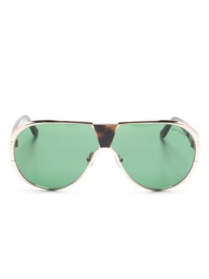 TOM FORD Eyewear Vicenzo pilot-frame sunglasses - Brown