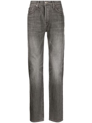 TOM FORD faded straight-leg jeans - Black