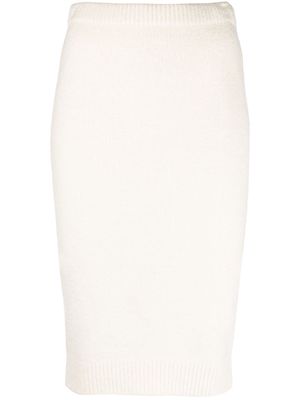 TOM FORD fitted pencil midi skirt - Neutrals