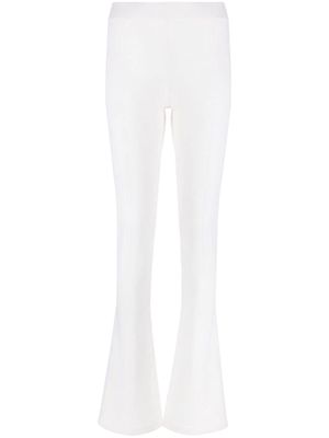 TOM FORD flared cashmere knitted trousers - White