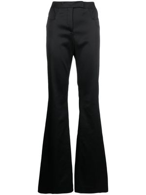 TOM FORD flared satin trousers - Black