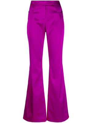 TOM FORD flared satin trousers - Pink