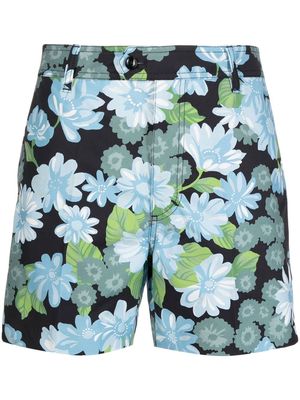 TOM FORD floral-print shorts - Black