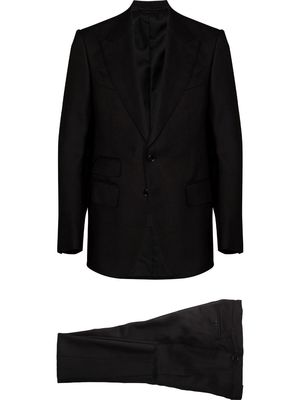 TOM FORD Fluid Hopsack two-piece suit - Black