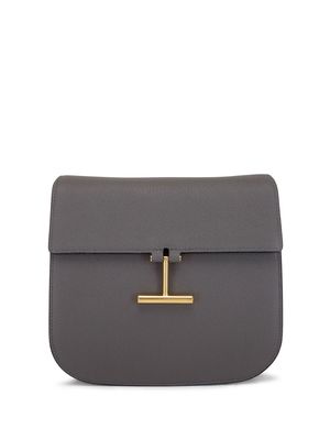 TOM FORD grained leather crossbody bag - Grey