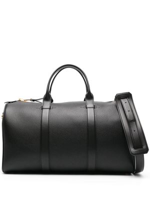 TOM FORD grained leather holdall - Black
