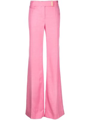 TOM FORD high-rise wide-leg trousers - Pink