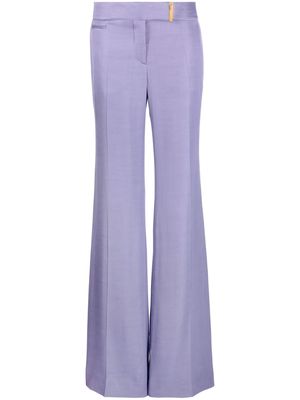 TOM FORD high-rise wide-leg trousers - Purple