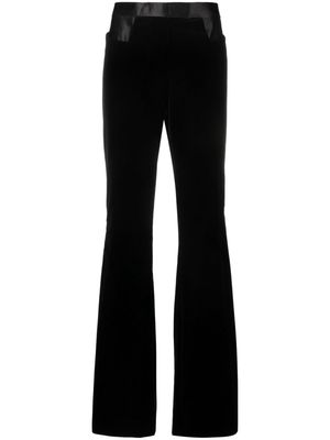 TOM FORD high-waisted flared trousers - Black