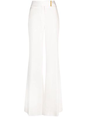 TOM FORD high-waisted flared trousers - White