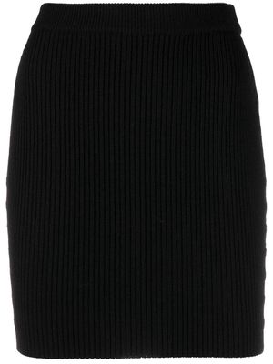 TOM FORD high-waisted knitted mini skirt - Black