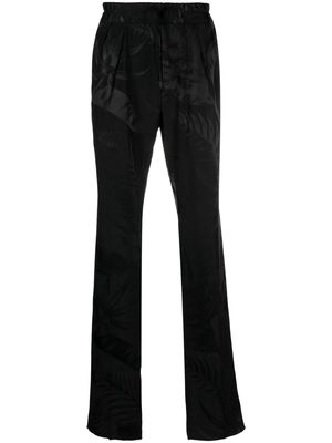 TOM FORD jacquard-pattern elasticated trousers - Black