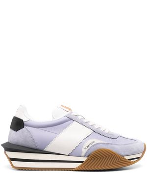TOM FORD James panelled sneakers - Blue